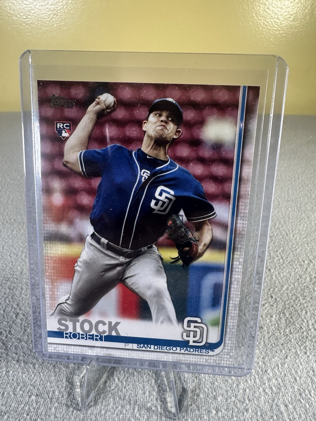 2019 Topps Series 2 Base #684 Robert Stock San Diego Padres Rookie