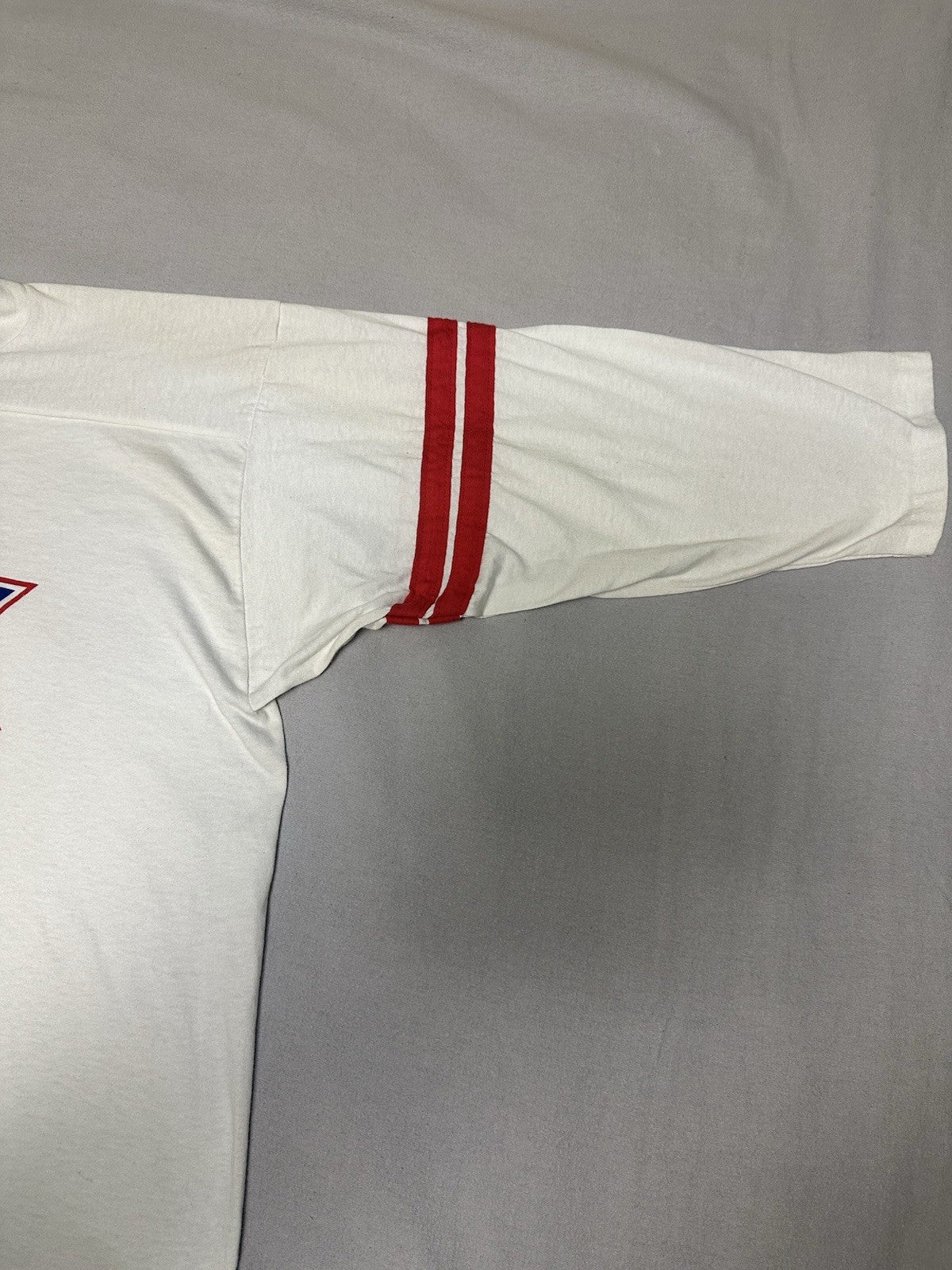 Vintage Super Bowl 1992 XXVI 3/4 Sleeve Shirt XXL White Bills Vs Redskins RARE