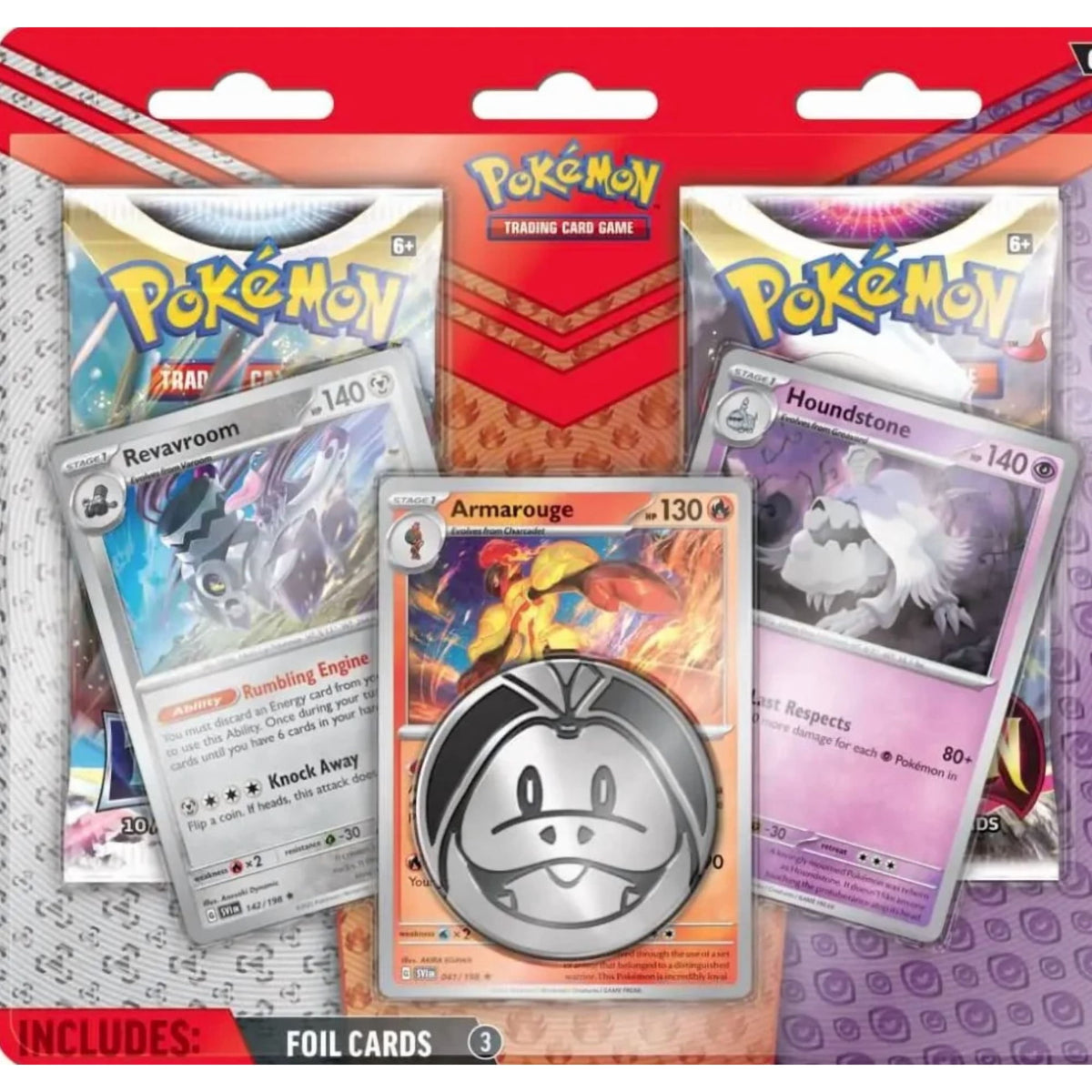 Pokémon TCG: Enhanced 2-Pack Blister – Armarouge, Revavroom & Houndstone